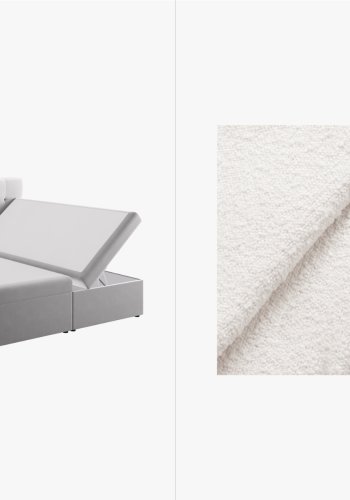 MICADONI  Boxspring Sengest: Sengegavl + Boxspring/madras + topmadras, 