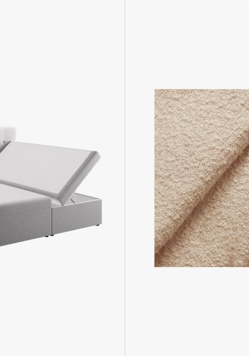 MICADONI Boxspring Sengest: Sengegavl + Boxspring/madras + topmadras, 