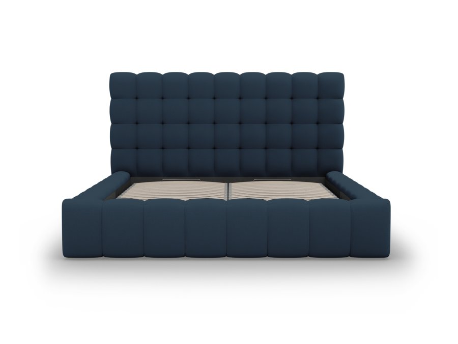 MICADONI  Opbevaringsseng med sengegavl, 