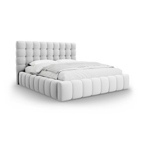 MICADONI  Opbevaringsseng med sengegavl, 