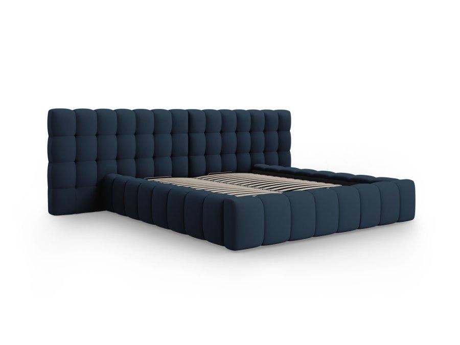 MICADONI  Opbevaringsseng med dobbelt sengegavl, 