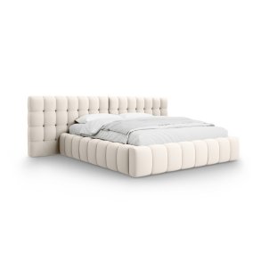 MICADONI  Opbevaringsseng med dobbelt sengegavl, 