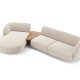 MICADONI  Velvet Left Modular Sofa, 