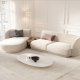 MICADONI  Velvet Left Modular Sofa, 
