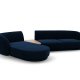 MICADONI  Velvet Left Modular Sofa, 