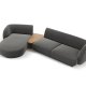MICADONI  Velvet Left Modular Sofa, 