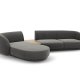 MICADONI  Velvet Left Modular Sofa, 
