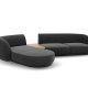MICADONI  Velvet Left Modular Sofa, 