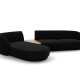 MICADONI  Velvet Left Modular Sofa, 