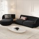MICADONI  Velvet Left Modular Sofa, 