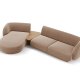 MICADONI  Velvet Left Modular Sofa, 