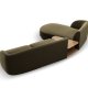 MICADONI  Velvet Left Modular Sofa, 