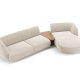 MICADONI  Velvet Right Modular Sofa, 