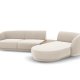 MICADONI  Velvet Right Modular Sofa, 