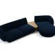 MICADONI  Velvet Right Modular Sofa, 