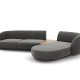 MICADONI  Velvet Right Modular Sofa, 