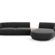 MICADONI  Velvet Right Modular Sofa, 