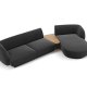 MICADONI  Velvet Right Modular Sofa, 