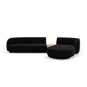 MICADONI  Velvet Right Modular Sofa, 