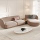 MICADONI  Velvet Right Modular Sofa, 