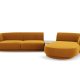 MICADONI  Velvet Right Modular Sofa, 