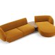 MICADONI  Velvet Right Modular Sofa, 