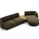 MICADONI  Velvet Right Modular Sofa, 