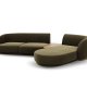 MICADONI  Velvet Right Modular Sofa, 