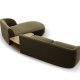 MICADONI  Velvet Right Modular Sofa, 