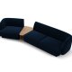 MICADONI  Velvet Left Modular Sofa, 