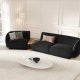 MICADONI  Velvet Left Modular Sofa, 