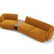 MICADONI  Velvet Left Modular Sofa, 