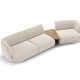 MICADONI  Velvet Right Modular Sofa, 