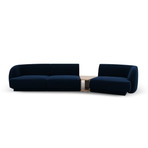 MICADONI  Velvet Right Modular Sofa, 