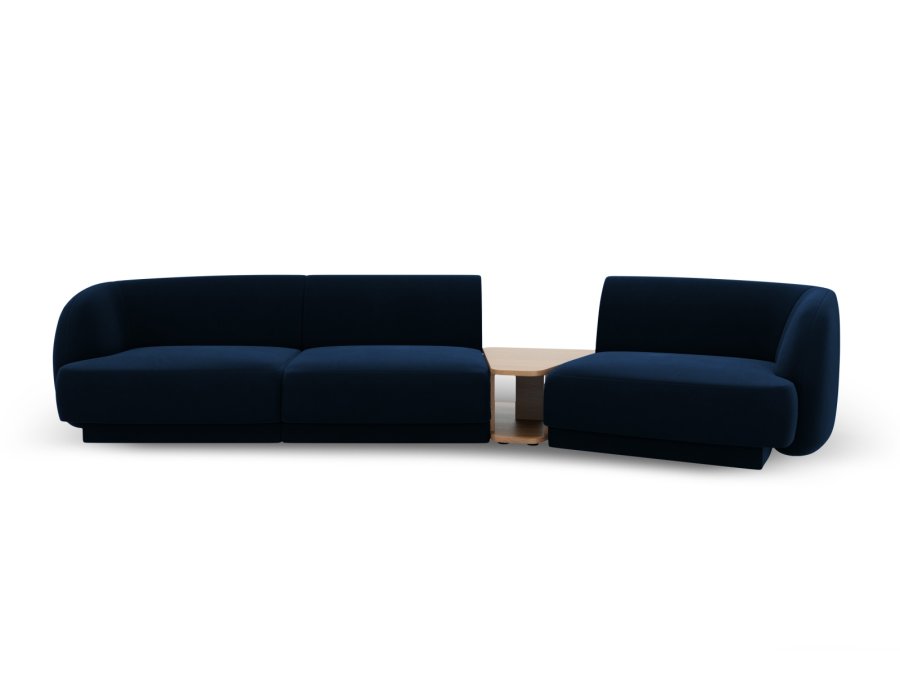 MICADONI  Velvet Right Modular Sofa, 