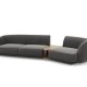 MICADONI  Velvet Right Modular Sofa, 