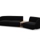 MICADONI  Velvet Right Modular Sofa, 