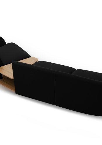 MICADONI  Velvet Right Modular Sofa, 