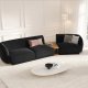 MICADONI  Velvet Right Modular Sofa, 