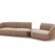 MICADONI  Velvet Right Modular Sofa, 