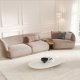 MICADONI  Velvet Right Modular Sofa, 