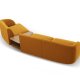 MICADONI  Velvet Right Modular Sofa, 