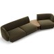 MICADONI  Velvet Right Modular Sofa, 