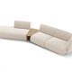 MICADONI  Velvet Left Modular Sofa, 