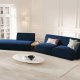 MICADONI  Velvet Left Modular Sofa, 