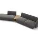 MICADONI  Velvet Left Modular Sofa, 