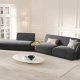 MICADONI  Velvet Left Modular Sofa, 
