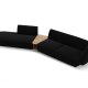 MICADONI  Velvet Left Modular Sofa, 