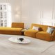 MICADONI  Velvet Left Modular Sofa, 