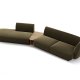 MICADONI  Velvet Left Modular Sofa, 